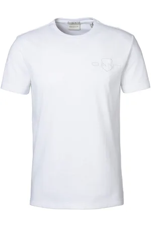GANT T-shirt Slim Fit Tonal Shield Pique Shirt