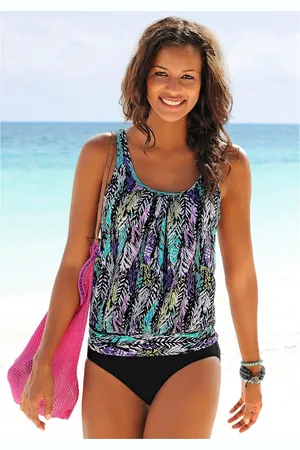 Lascana Oversized tankini mooie verenprint