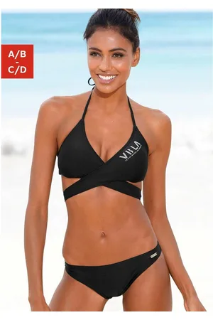 Venice Beach Triangelbikini met top in wikkel-look