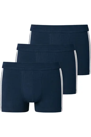 Schiesser Boxershort "95/5" met zachte, tonale tailleband, contrasterende zijstrepen (3 stuks)
