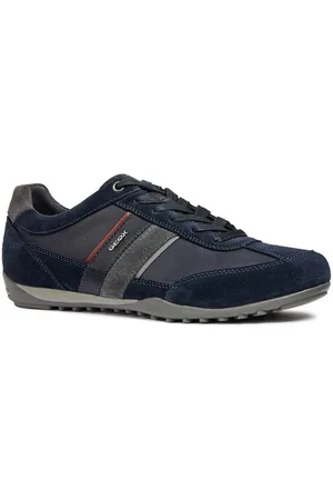 Geox Sneakers U WELLS C Vrijetijdsschoen, lage schoen, veterschoen met logoversiering
