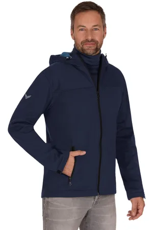 Trigema Softshell-jack klassiek Softshell-jack met capuchon (1 stuk)