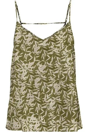 ONLY Top met spaghettibandjes ONLNOVA LIFE PARIS SINGLET AOP PTM