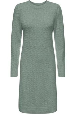 ONLY Gebreide jurk ONLKATIA LS PUFF DRESS CC KNT