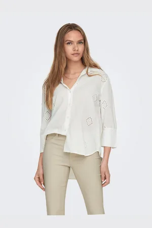 JDY Overhemdblouse TALLIE 3/4 LONG SHIRT WVN NOOS
