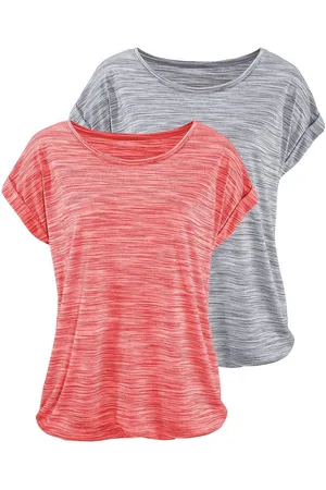 beachtime Shirt met korte mouwen Met structuureffect in een gemakkelijk te onderhouden kwaliteit (Set van 2)