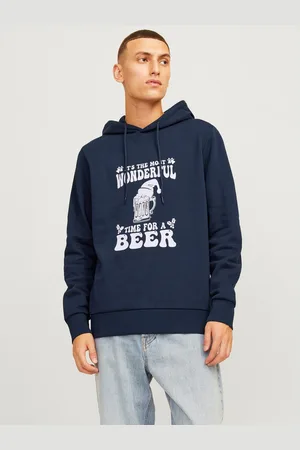 JACK & JONES Hoodie JJXMAS ONE COLOR FUNNY SWEAT HOOD