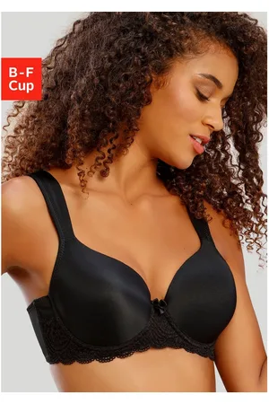 Lascana Bh met steuncups met beugels, naadloze voorgevormde cups, kanten details, lingerie