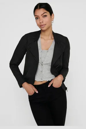 ONLY Imitatieleren jack ONLAVA FAUX LEATHER BIKER OTW NOOS