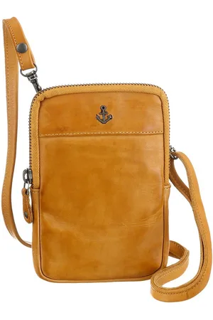 HARBOUR 2nd Mini-bag BENITA van stevig leer met kenmerkende merk-anker-label