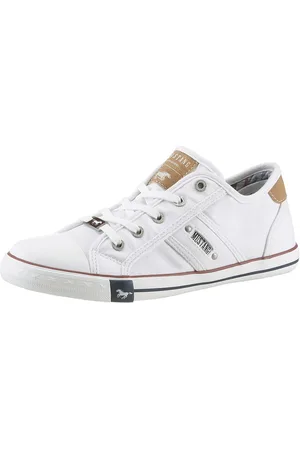 Mustang Sneakers , vrijetijdsschoen, lage schoen, veterschoen met mustang merklabel