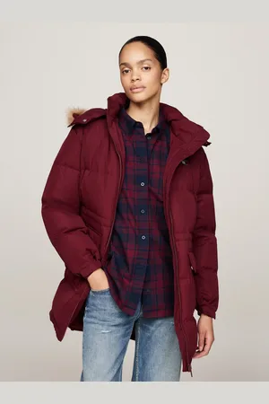 Tommy Hilfiger Gewatteerde jas TJW MIDI ALASKA FAUX FUR