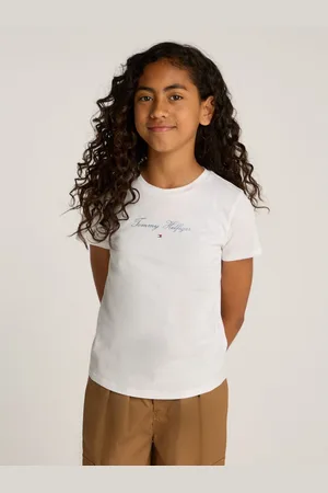 Tommy Hilfiger T-shirt met glinsterend opschrift