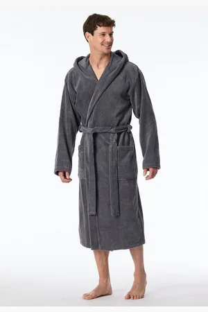Schiesser Herenbadjas "Essentials" in zachte, comfortabele frottee-kwaliteit