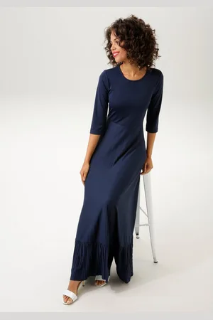 Aniston Maxi-jurk Rok met volant van plissé