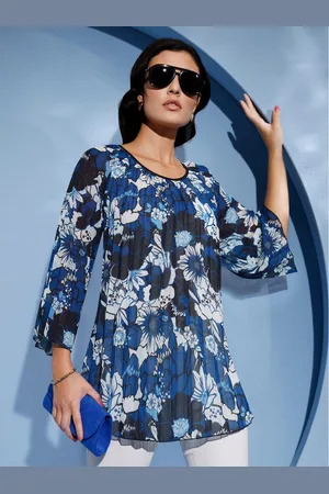 CRÉATION L Gedessineerde blouse