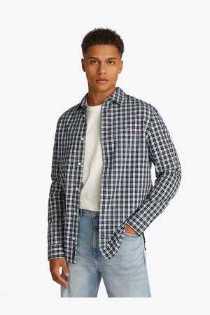 Tommy Hilfiger Overhemd met lange mouwen TJM REG POPLIN CHECK LS SHIRT