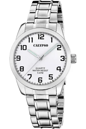 Calypso Kwartshorloge Basic Horloge, herenhorloge, stalen band, analoog