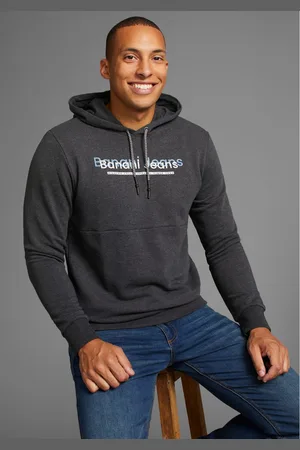 Bruno Banani Hoodie met een moderne print - nieuwe collectie