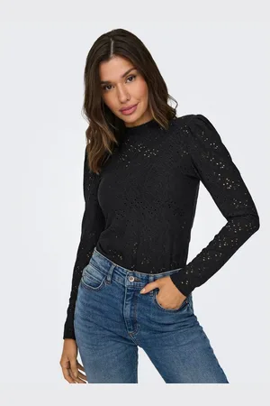 ONLY Shirt met lange mouwen ONLSMILLA L/S PUFF TOP JRS