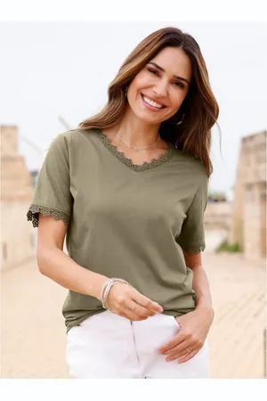 Classic Basics Shirt met V-hals Shirt (1-delig)