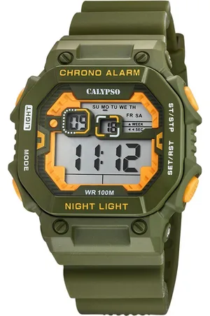 Calypso Chronograaf X-Trem Polshorloge, quartz, herenhorloge, datum, digitale weergave, stopwatchfunctie