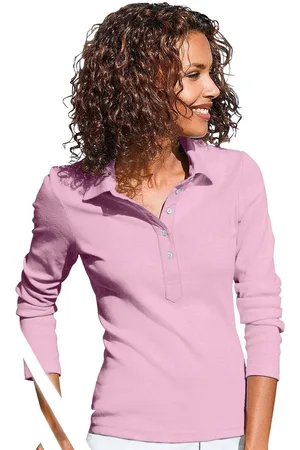 Casual Looks Poloshirt met lange mouwen Poloshirt (1-delig)