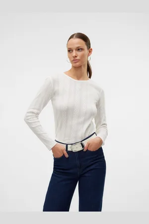 VERO MODA Shirt met lange mouwen VMLISA LS TOP JRS NOOS