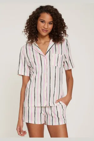 VIVANCE DREAMS Shortama met aquarel patroon (2-delig)