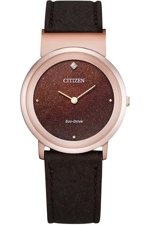Citizen Solarhorloge EG7072-19X Polshorloge, dameshorloge, saffierglas, diamant