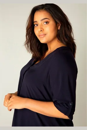 Base Level Shirtblouse Yanina met v-hals