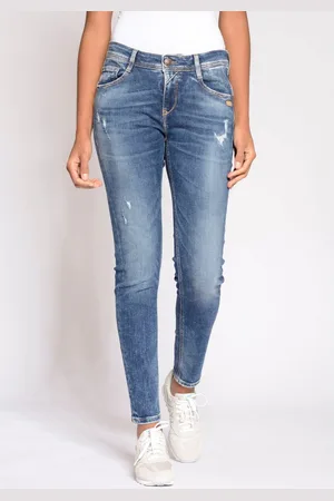 Gang Relax fit jeans 94AMELIE met dubbel juk en diepe zakken op de achterkant