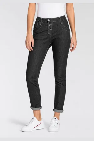 Please 5-pocket jeans Zichtbare knoopsluiting