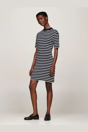 Tommy Hilfiger Shirtjurk SLIM CODY MOCK-NK DRESS