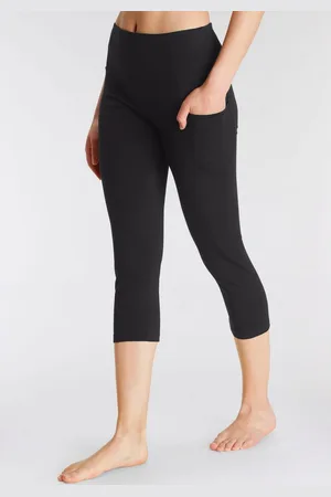 Lascana 3/4 legging met telefoontas, loungewear
