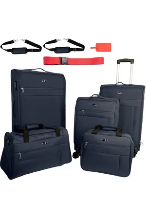 Travel Pal Trolleyset Reiskofferset PALMA 3 koffers s/m/l, reistas, vliegtas, kofferlabel, koffergordel (set, 7-delig)