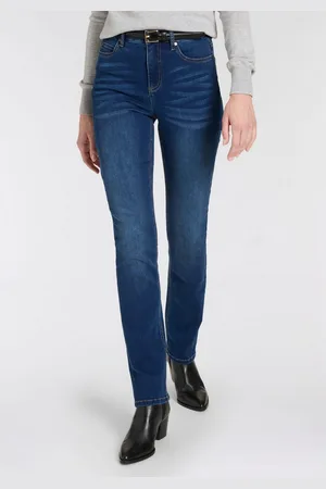 ARIZONA Straight jeans Ultra Stretch normale pasvorm, comfort fit, used-look-wassing