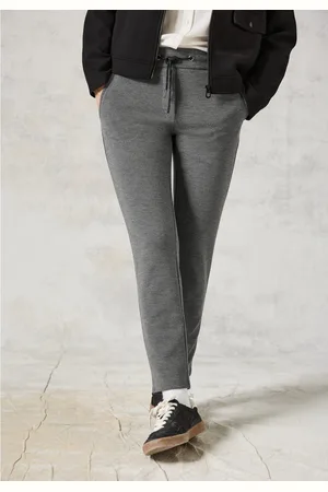 CECIL Stoffen broek Stijl Tracey met bindkoord en stretch