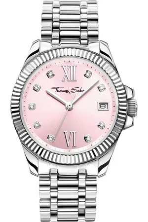 Thomas Sabo Kwartshorloge DIVINE Polshorloge, dameshorloge, datum, mineraalglas met saffiercoating