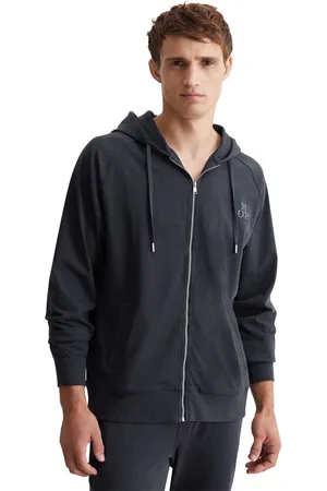 Marc O’ Polo Sweatvest Heavy-jersey met stijlvolle logoprint