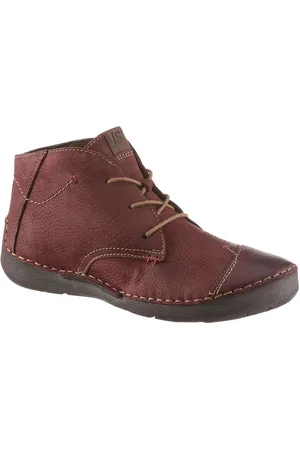 Josef Seibel Hoge veterschoenen Fergey 18 Comfort schoen met verwisselbaar voetbed