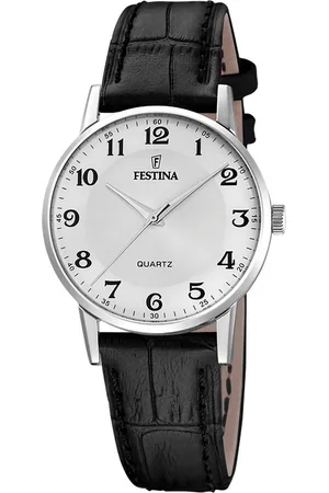 Festina Kwartshorloge Horloge, dameshorloge, leren band, analoog