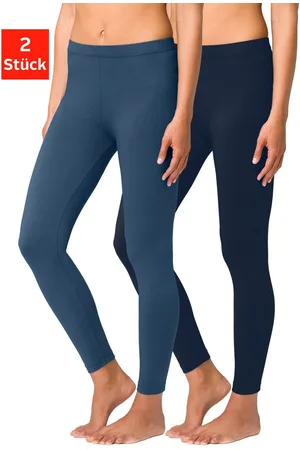 Vivance Legging met rubberen tailleband, loungewear (2-delig, Set van 2)
