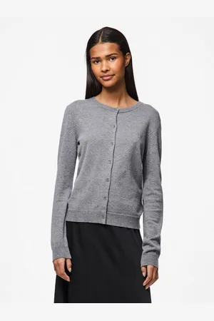 Pieces® Vest PCNORA LS O-NECK KNIT CARDIGAN NOOS BC