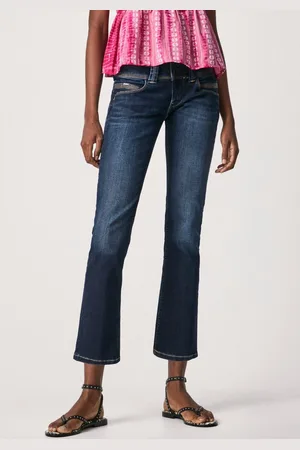 Pepe Jeans Straight jeans VENUS met badge