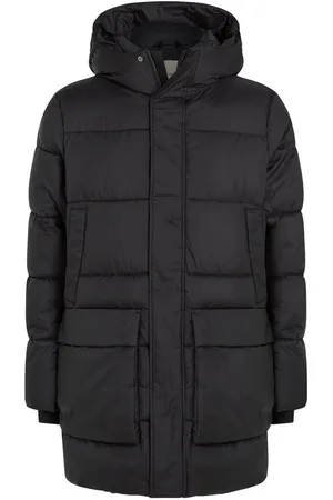 Calvin Klein Korte jas LONG HOODED QUILT PUFFER MW