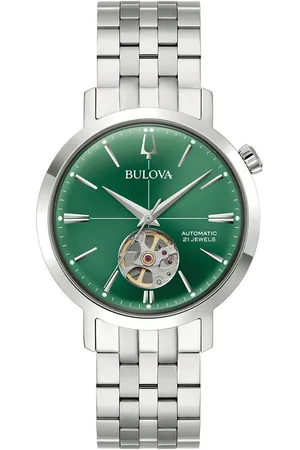 BULOVA Automatisch horloge Horloge, herenhorloge, mechanisch horloge, leren band, analoog