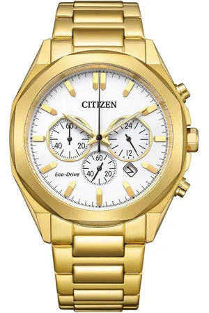 Citizen Chronograaf CA4593-15A Polshorloge, herenhorloge, solar, stopwatchfunctie, leren band