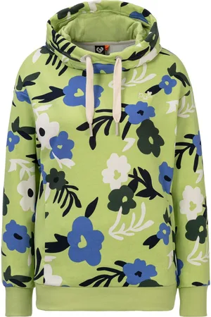 Ragwear Hoodie YODIS PRINT met bloemetjes all-over print