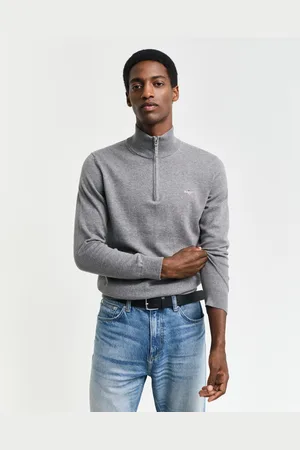 GANT Schipperstrui CLASSIC COTTON HALF ZIP